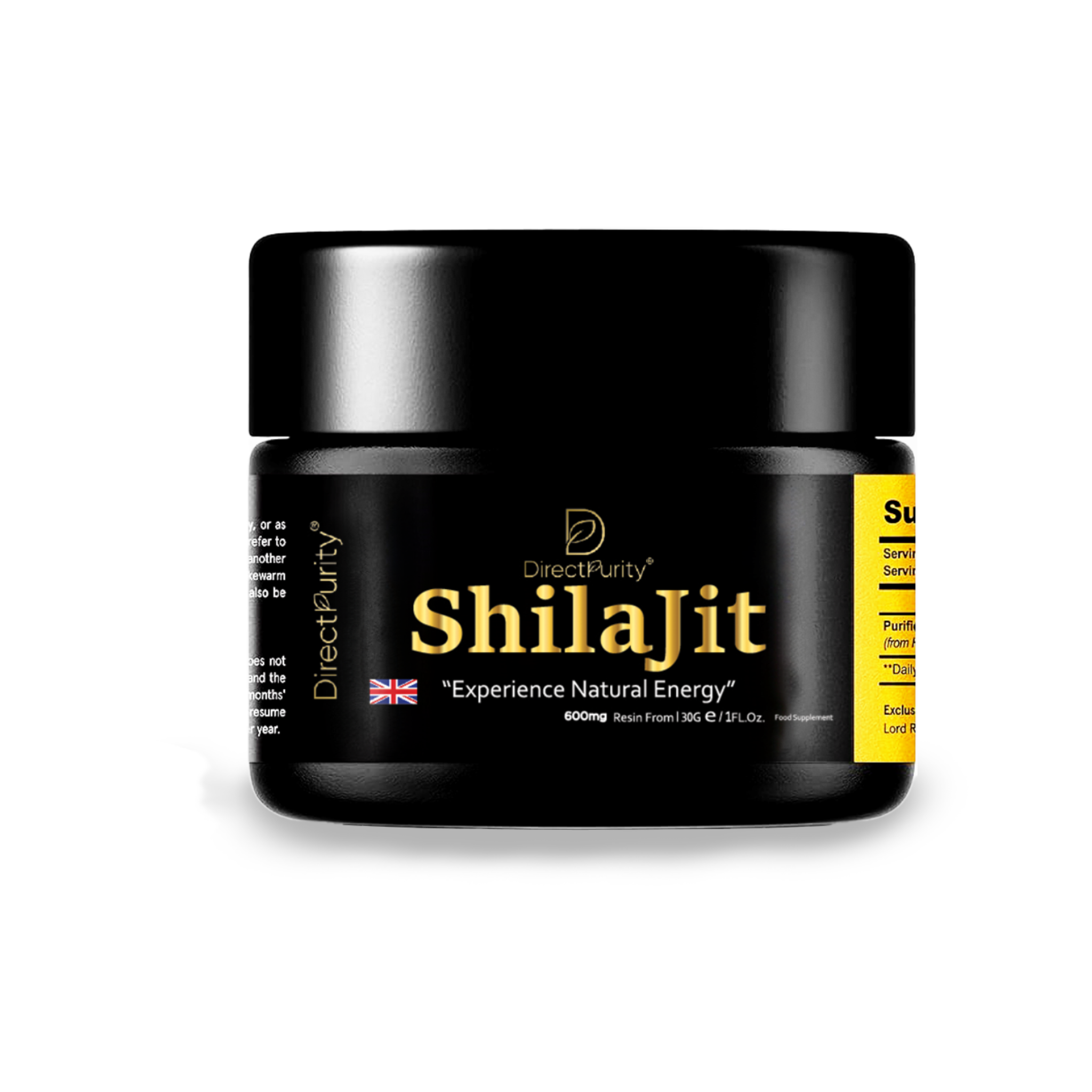 Shilajit Resin - 100% Purified Natural Gold Himalayan Shilajit - 30g - Full of Fulvic Acid & Trace Elements