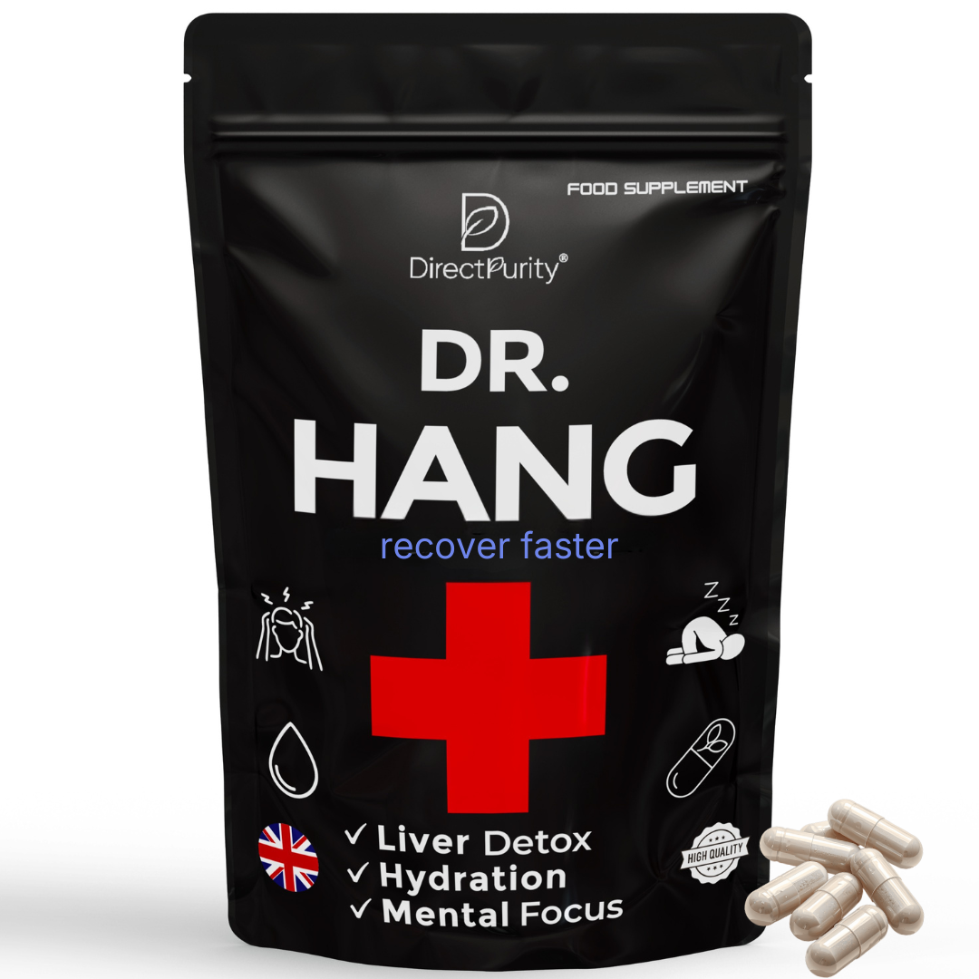 Dr Hang - Liver Support Supplement – DHM, Rosemary Leaf, prickly Pear ,Magnesium & B Vitamins – 30 Capsules – Full Liver Detox & Recovery Formula